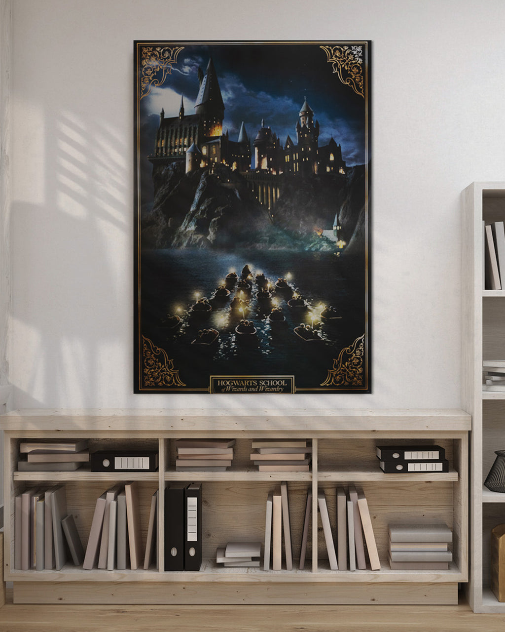 Harry Potter (2001) – "Hogwart" | Plakat Filmowy 90x60 cm