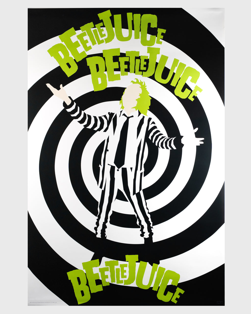 Beetlejuice (1988) – "Hypnotic Spiral" | Plakat Filmowy 90x60 cm