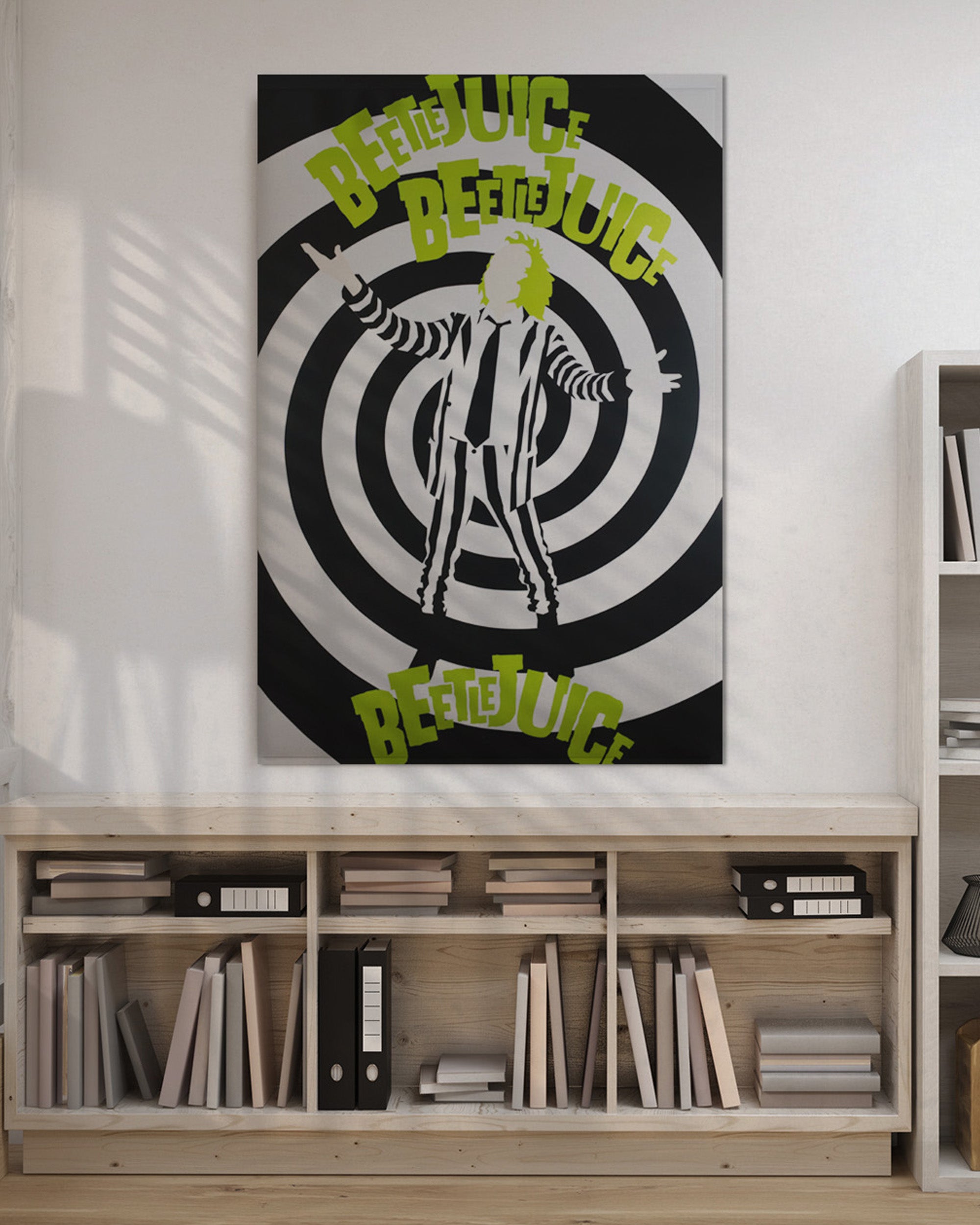 Beetlejuice (1988) – "Hypnotic Spiral" | Plakat Filmowy 90x60 cm