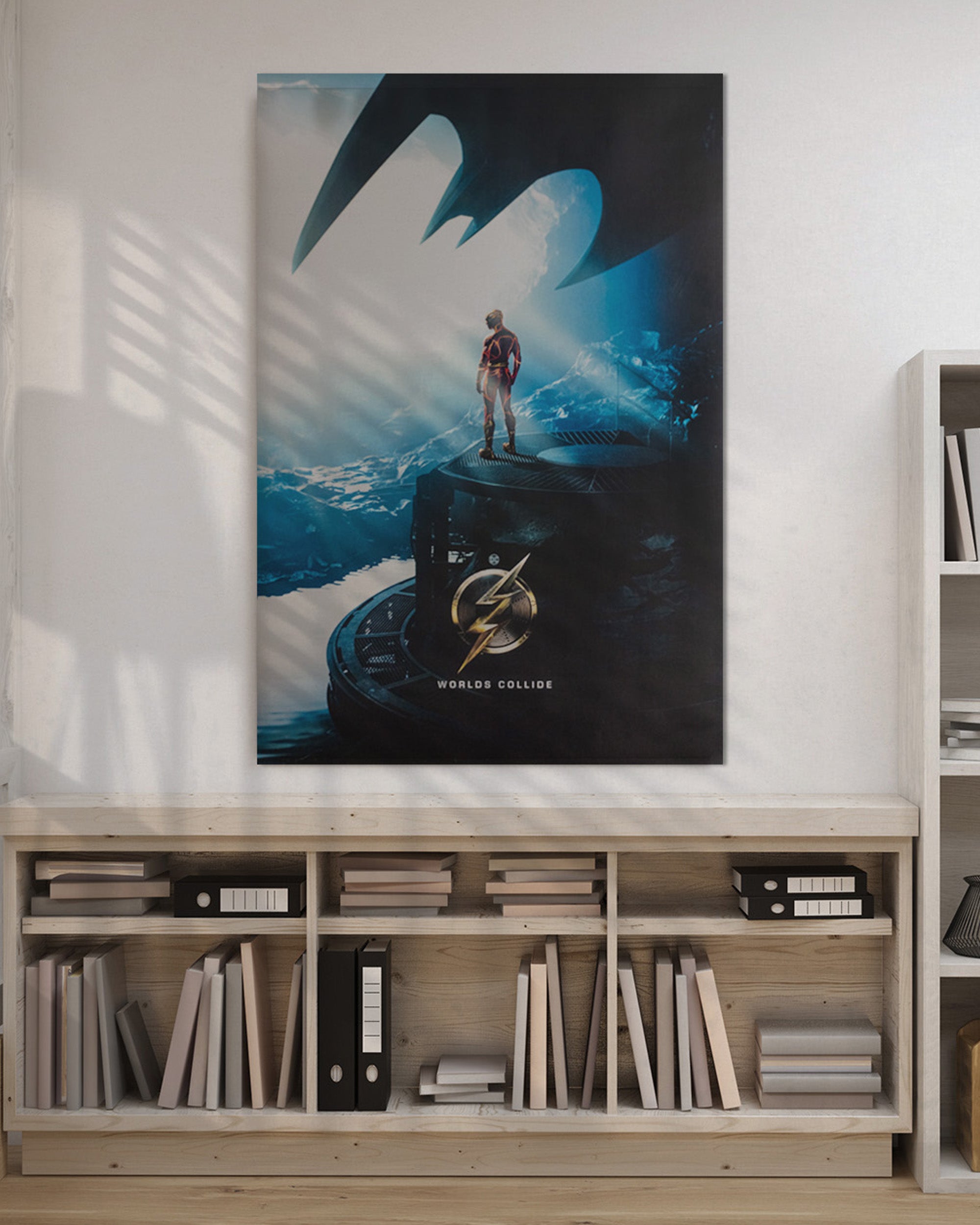 Flash (2023) – "Worlds Collide" | Plakat Filmowy 90x60 cm