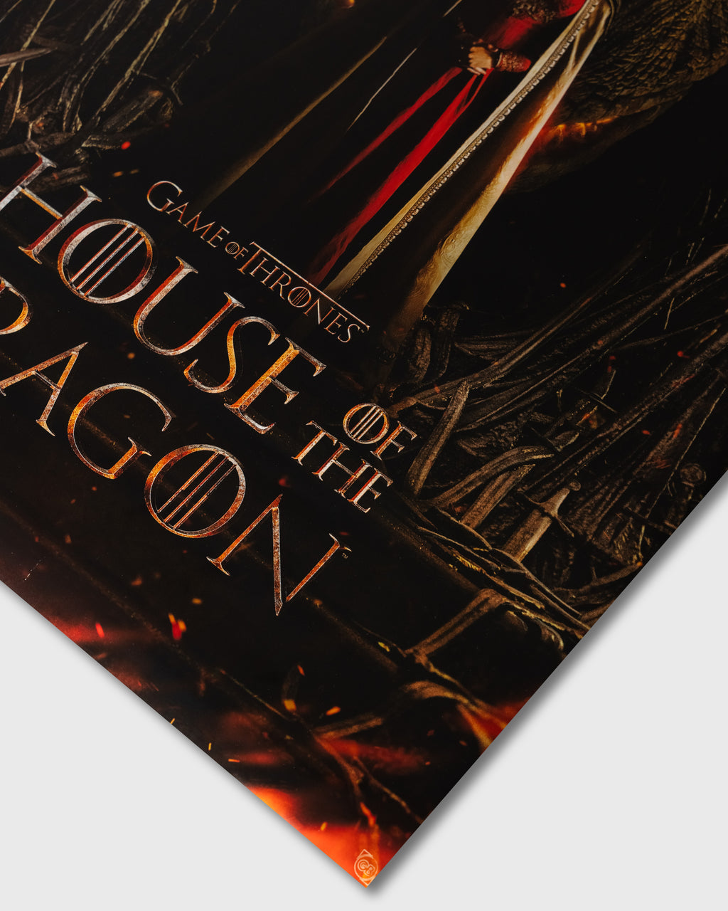 Ród Smoka (2022) – "Targaryen i smok" | Plakat Filmowy 90x60 cm