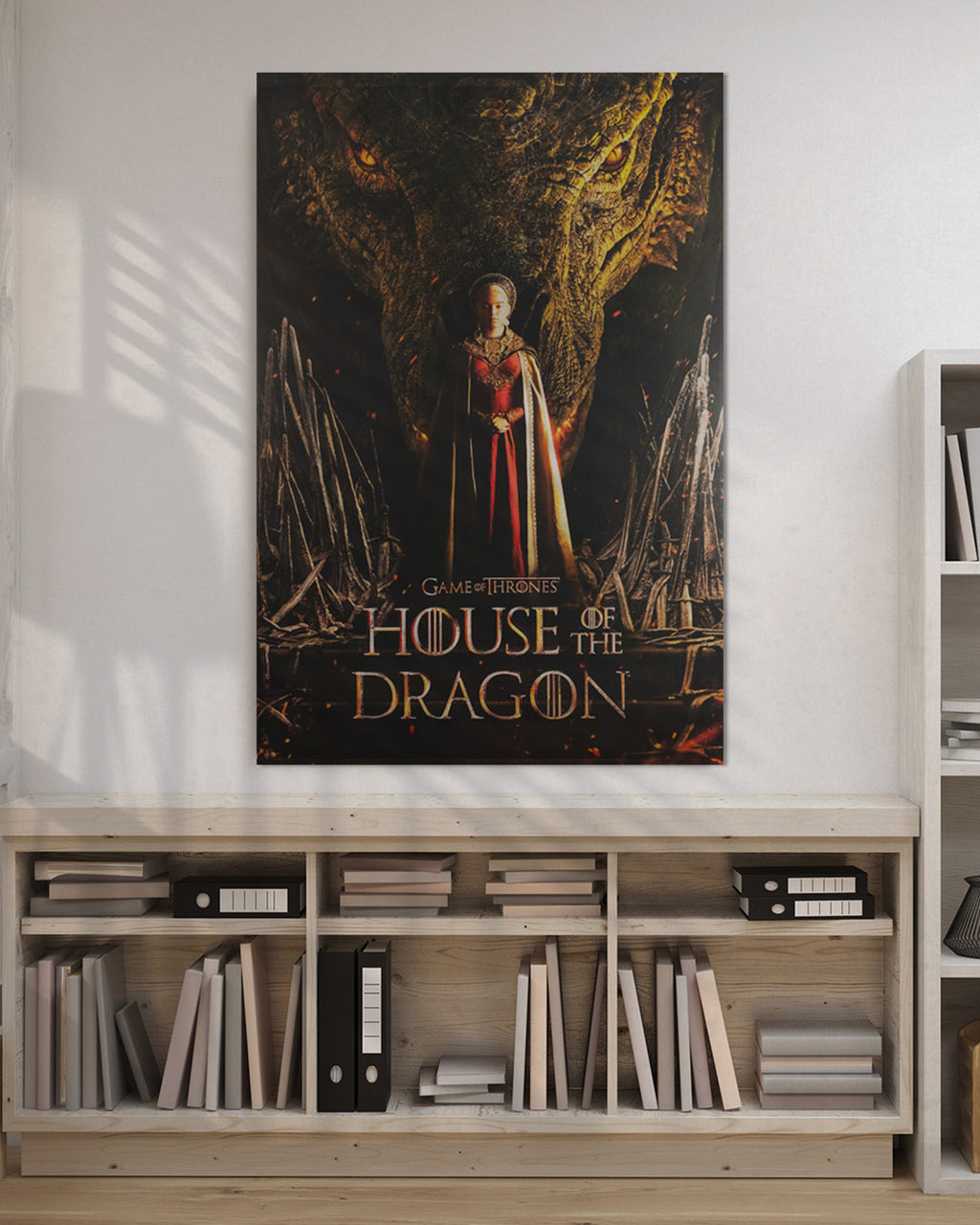 Ród Smoka (2022) – "Targaryen i smok" | Plakat Filmowy 90x60 cm