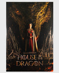 Ród Smoka (2022) – "Targaryen i smok" | Plakat Filmowy 90x60 cm