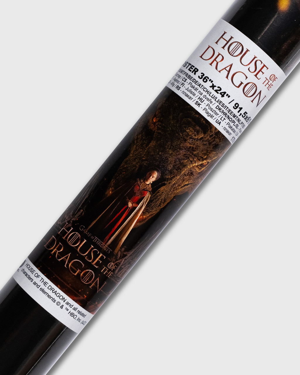 Ród Smoka (2022) – "Targaryen i smok" | Plakat Filmowy 90x60 cm