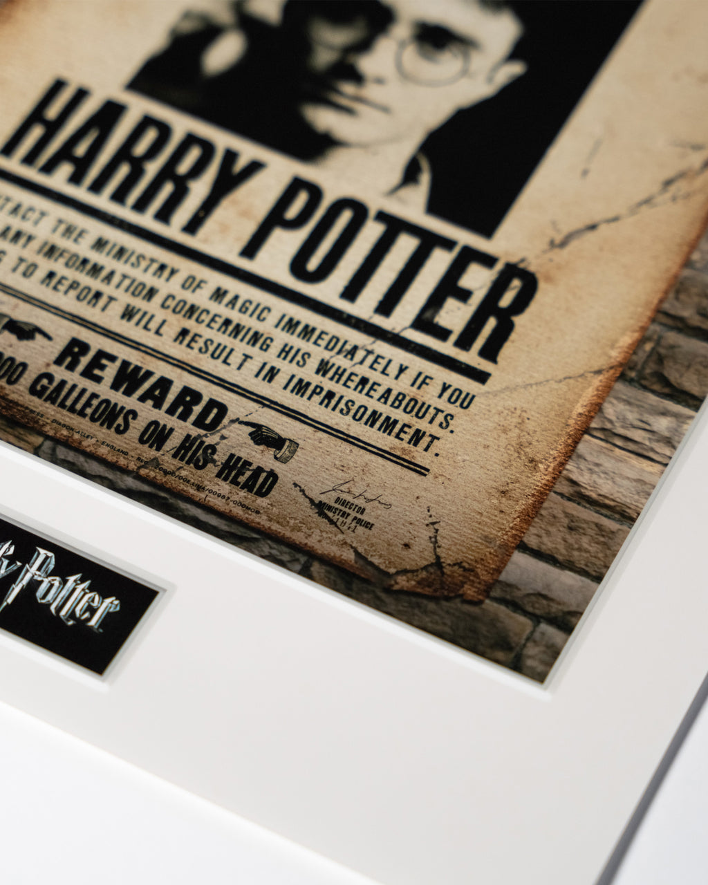 Plakat Harry Potter Undesirable No. 1  zbliżenie na jakość papieru 
