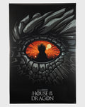 Ród smoka (2022) - "Oko smoka Targaryen" | Plakat Filmowy 90x60 cm