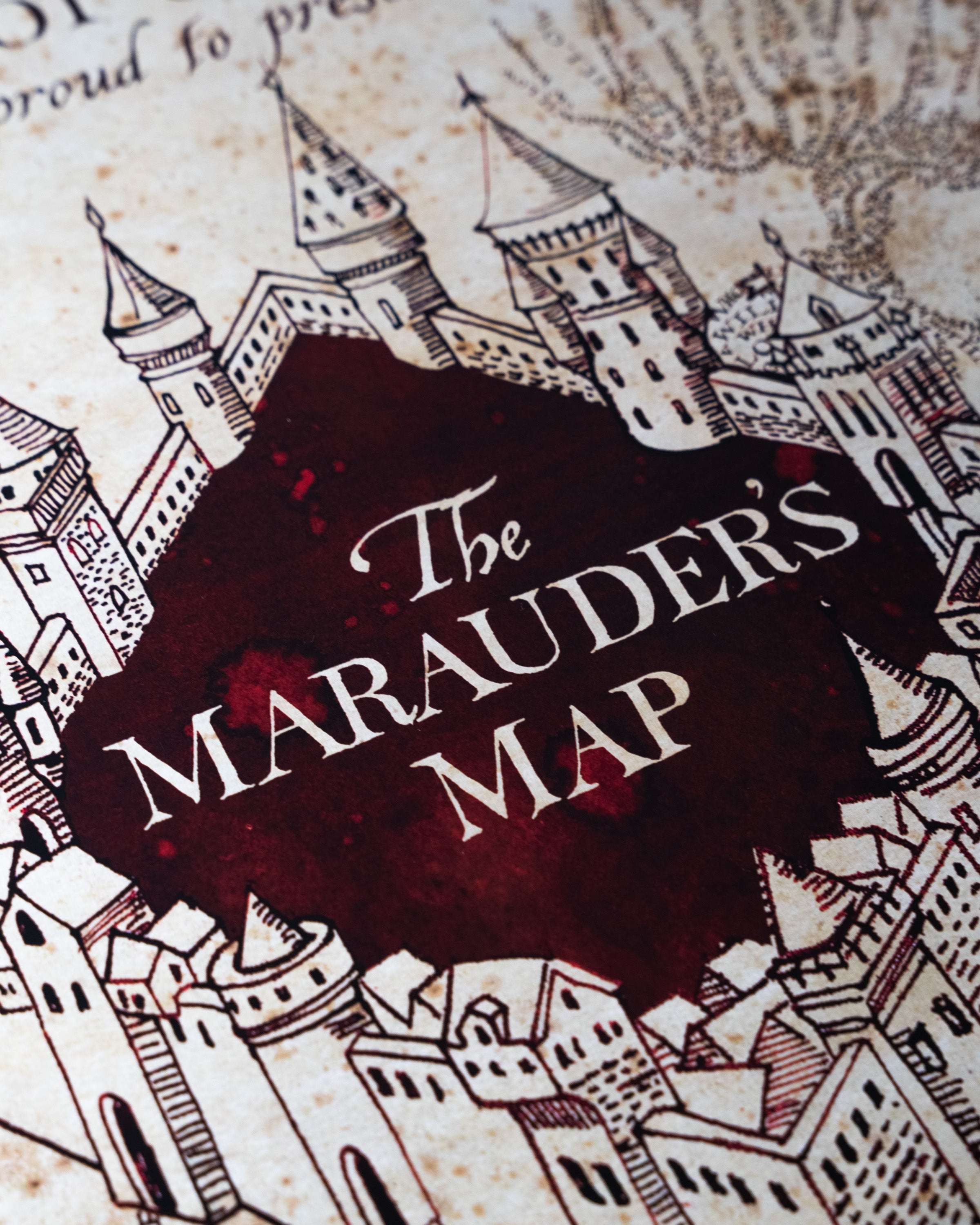 Harry Potter (2004) – "Mapa Huncwotów" | Plakat Filmowy 90x60 cm