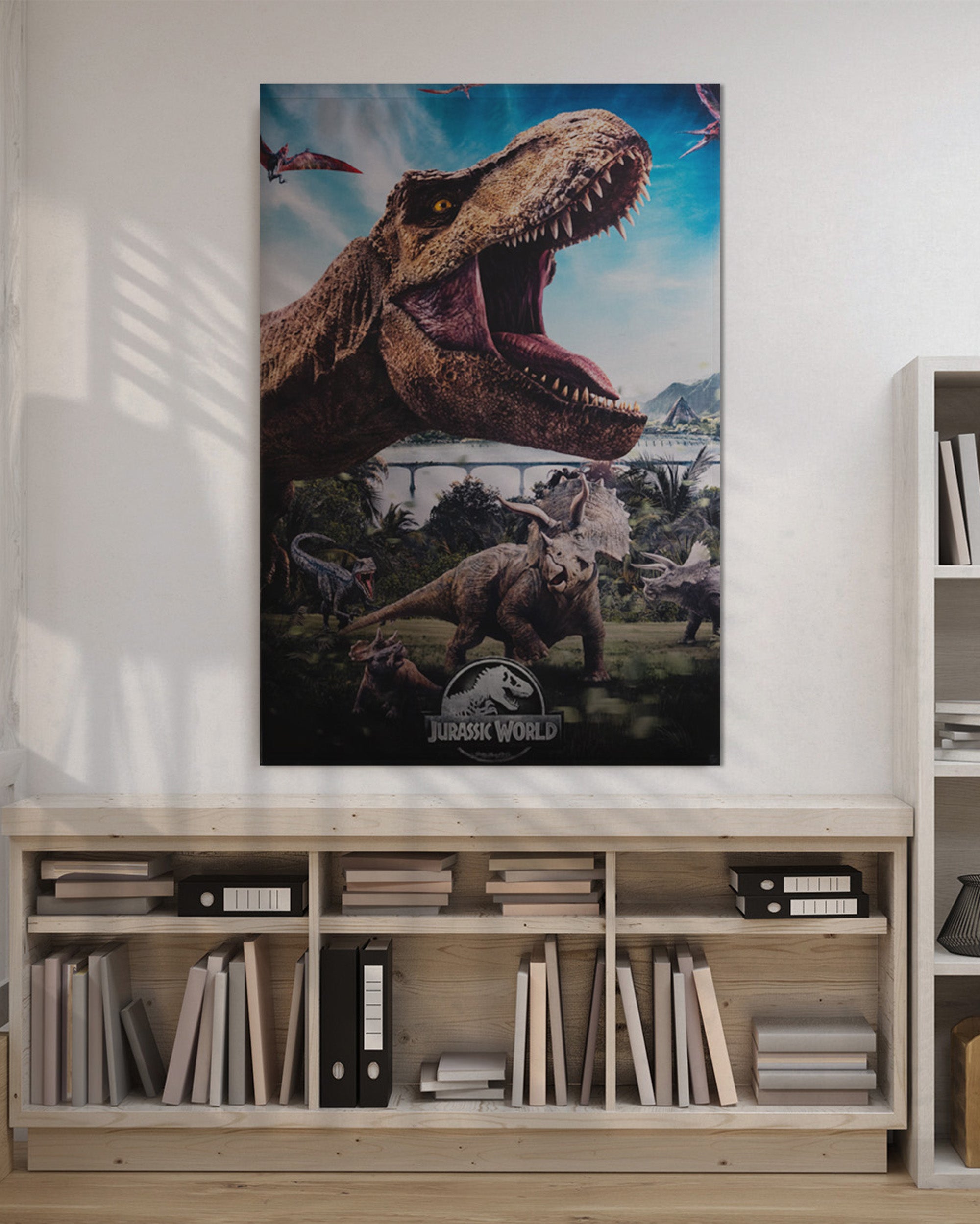 Jurassic World (2015) – "T-Rex" | Plakat Filmowy 90x60 cm