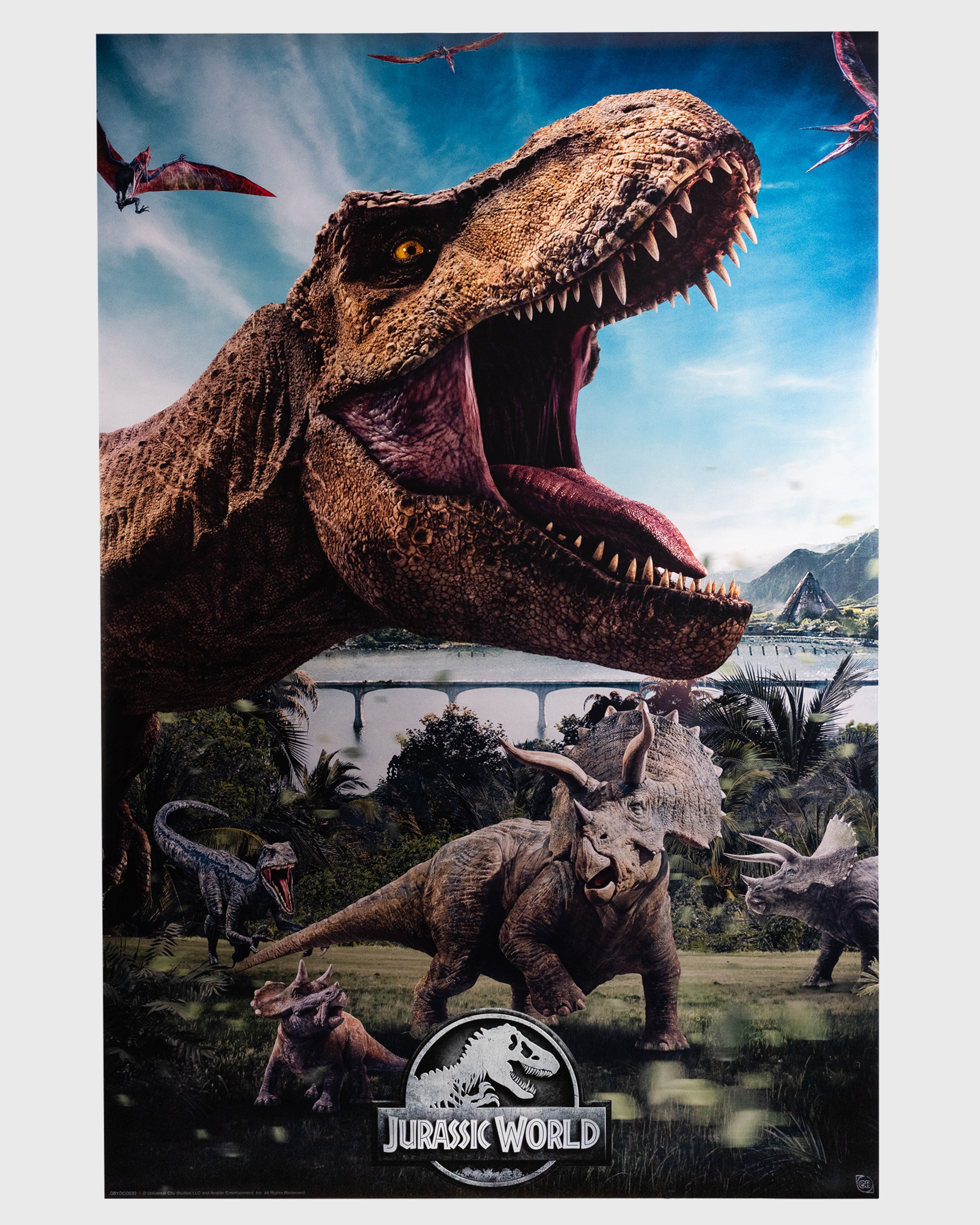 Jurassic World (2015) – "T-Rex" | Plakat Filmowy 90x60 cm