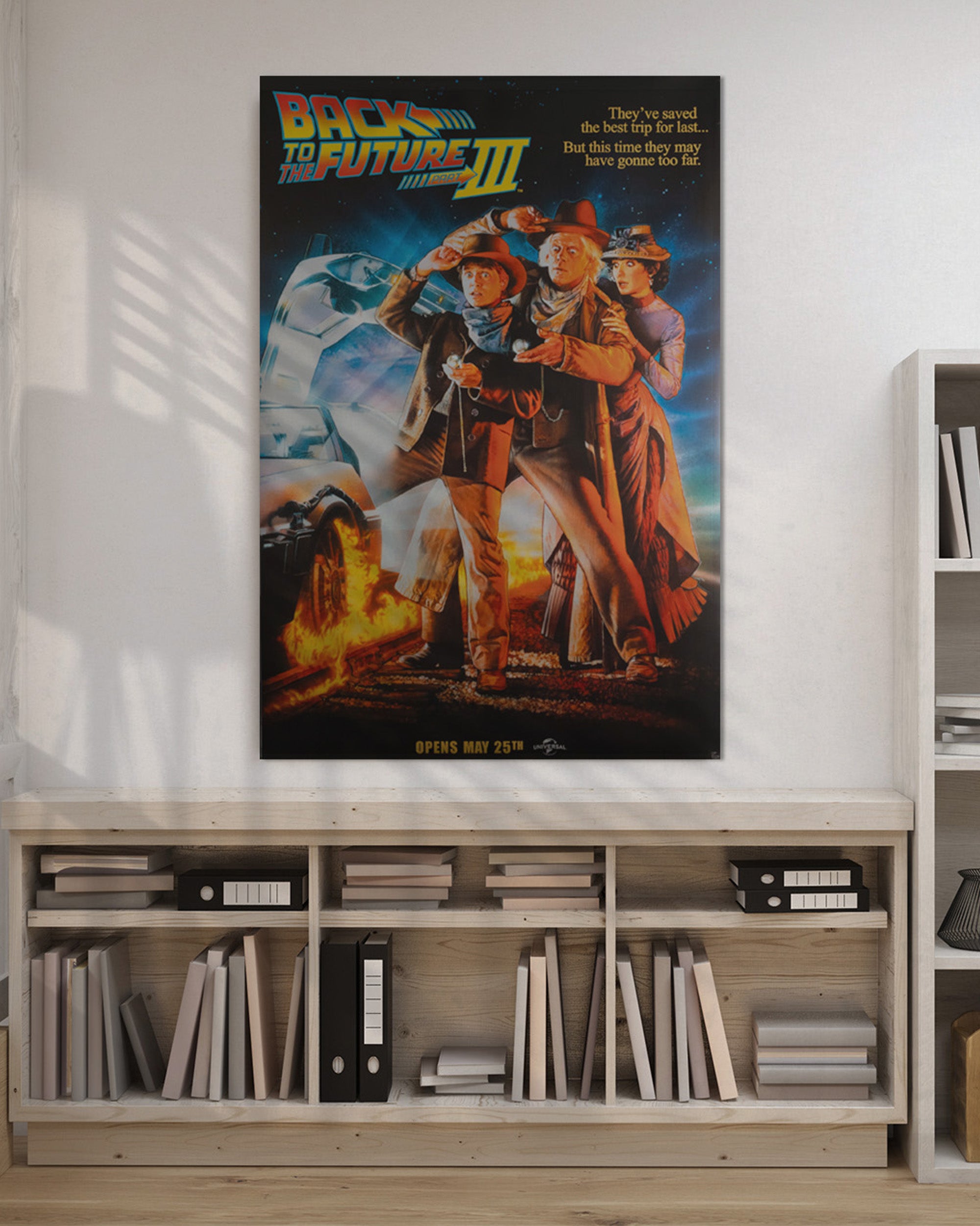 Powrót do przyszłości III (1990) – "Podróż w Czasie" | Plakat Filmowy 90x60 cm