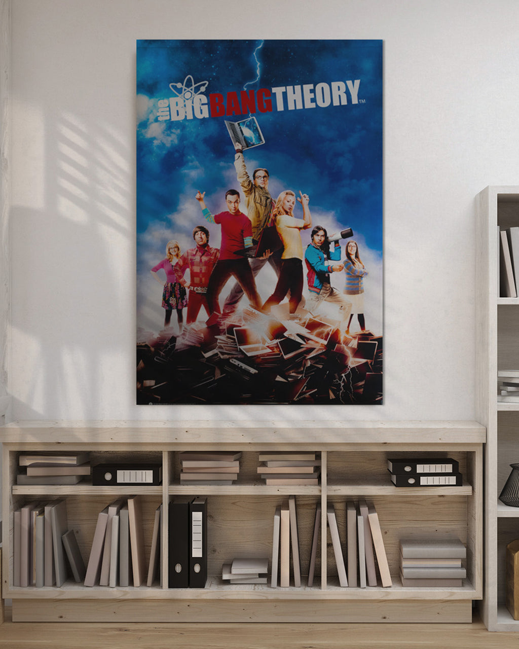 Teoria wielkiego podrywu (2007) – "Bazinga" | Plakat Filmowy 90x60 cm
